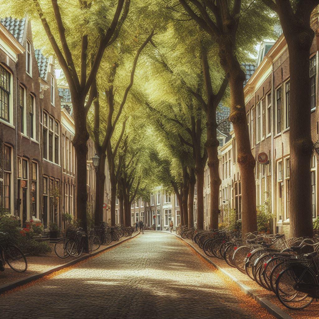 straat met bomen - bron: copilot